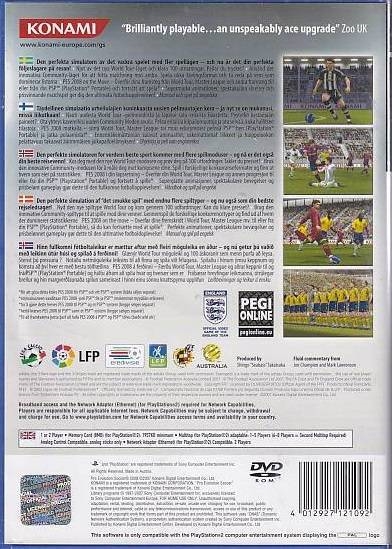 Pro Evolution Soccer 2008 - PS2 (Genbrug)